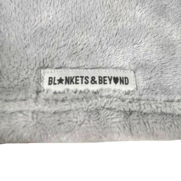 Blankets & Beyond Plush Raccoon Lovey Security Blanket Gray White 11 inches - Picture 4 of 10